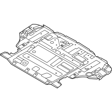 Hyundai Santa Fe Hybrid Floor Pan - 65513-CL400