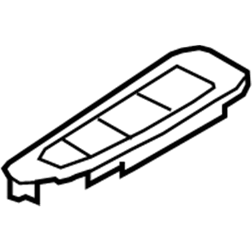 Hyundai 93577-3M000-A4 Power Window Assist Bezel 93577-3M000-A4 Hyundai Power Window Assist Bezel Illustration 1 of 1