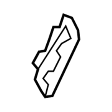 Hyundai 92645-3M000 Reflector-Front Door,RH 92645-3M000 Hyundai Reflector-Front Door,RH Illustration 1 of 1