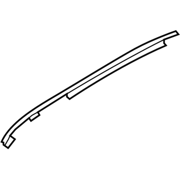 Hyundai 82341-3M000 Weatherstrip Assembly-Front Door Belt Inside,RH 82341-3M000 Hyundai Weatherstrip Assembly-Front Door Belt Inside,RH Illustration 1 of 1