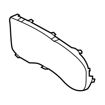 Hyundai 94360-K2100 Front Acryl Lens 94360-K2100 Hyundai Front Acryl Lens Illustration 1 of 1