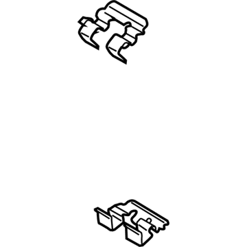 Hyundai 58244-S0000 Pad Spring 58244-S0000 Hyundai Pad Spring Illustration 1 of 1