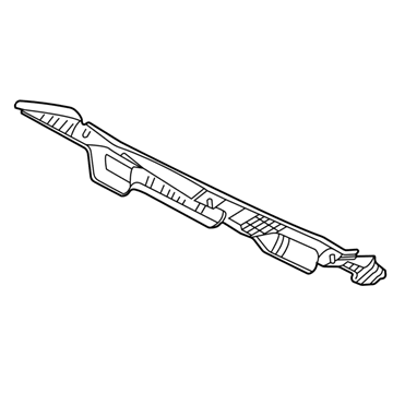 Hyundai 84126-K2000 Fender Insulator Right Hand 84126-K2000 Hyundai Fender Insulator Right Hand Illustration 1 of 1