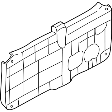 81750-26000-TI Hyundai Tail Gate Trim Panel Assembly Illustration 1 of 1