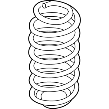 Hyundai 55330-BE610 Rear Spring 55330-BE610 Hyundai Rear Spring Illustration 1 of 1