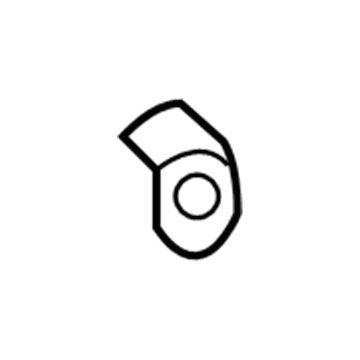 Hyundai 87872-4D000 Bracket-Quarter .GLASS 87872-4D000 Hyundai Bracket-Quarter .GLASS Illustration 1 of 1