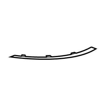 86597-BE700 Hyundai PIECE-FR BUMPER,LH Illustration 1 of 1