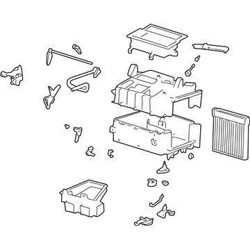 Hyundai 97200-39000 Heater Unit 97200-39000 Hyundai Heater Unit Illustration 1 of 1
