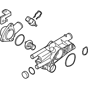 25600-2G600 Hyundai Coolant Temperature Control Assembly Illustration 1 of 1