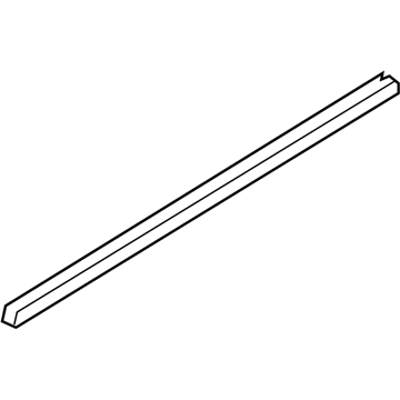82241-A5000 Hyundai Front Door Belt Weatherstrip Inside Right Hand Illustration 1 of 1