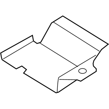 Hyundai 31240-2B300 Skid Plate-Fuel Tank 31240-2B300 Hyundai Skid Plate-Fuel Tank Illustration 1 of 1