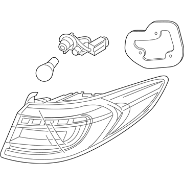 Hyundai Sonata Back Up Light - 92401-C2600