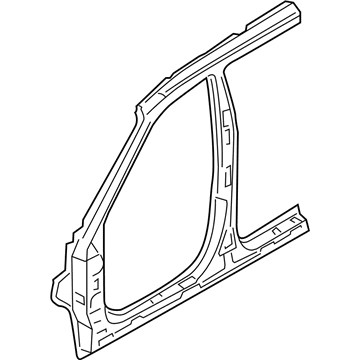 Hyundai 71113-0W000 Reinforcement Assembly-Side Outer LH 71113-0W000 Hyundai Reinforcement Assembly-Side Outer LH Illustration 1 of 1