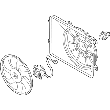 25380-D3100 Hyundai Blower Assembly Illustration 1 of 1