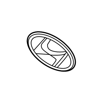 2024 Hyundai Santa Cruz Emblem - 86300-K5100