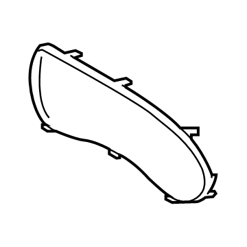 Hyundai 94360-J3000 Front Acryl Lens 94360-J3000 Hyundai Front Acryl Lens Illustration 1 of 1