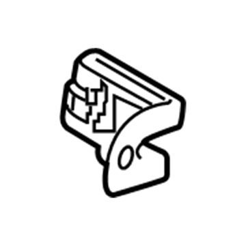 89392-G2000-T9Y Hyundai Cover Assembly-Rear Back Latch Illustration 1 of 1