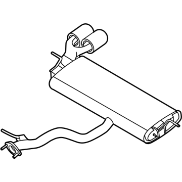 2024 Hyundai Kona Exhaust Pipe - 28710-BE900