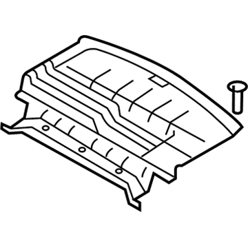 Hyundai 85720-3L100 Frame Assembly-Partition Upper 85720-3L100 Hyundai Frame Assembly-Partition Upper Illustration 1 of 1