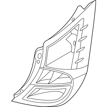 2011 Hyundai Accent Back Up Light - 92412-1R210