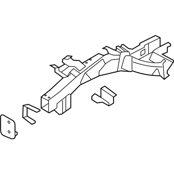 64602-0W500 Hyundai Front Side Member Assembly Right Hand Illustration 1 of 1