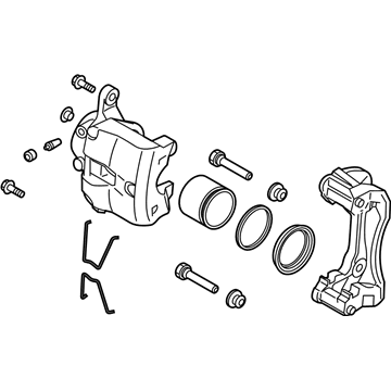 2019 Hyundai Veloster Brake Caliper - 58190-J3A00