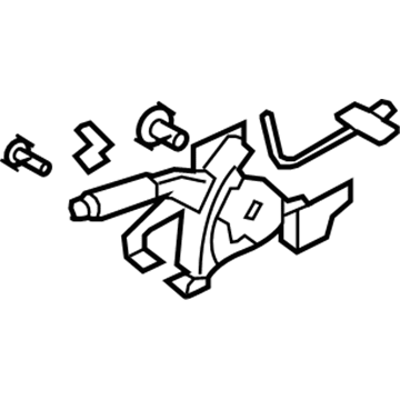 Hyundai 59710-2L000-4W Parking Brake Lever Assembly 59710-2L000-4W Hyundai Parking Brake Lever Assembly Illustration 1 of 1