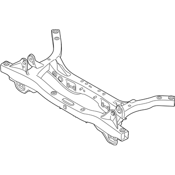 Hyundai 55410-K9000 Rear Crossmember 55410-K9000 Hyundai Rear Crossmember Illustration 1 of 1