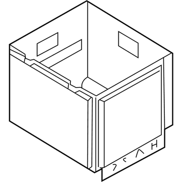 Hyundai 37112-1W480 Battery Insulation Pad 37112-1W480 Hyundai Battery Insulation Pad Illustration 1 of 1