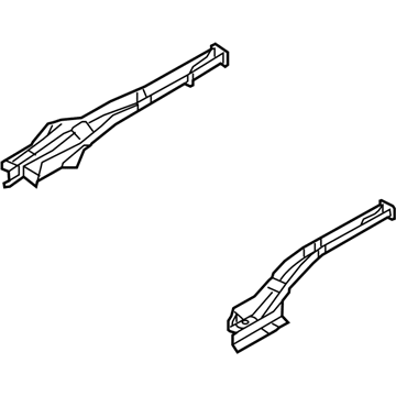 65720-1G300 Hyundai Rear Floor Side Member Assembly Right Hand Illustration 1 of 1