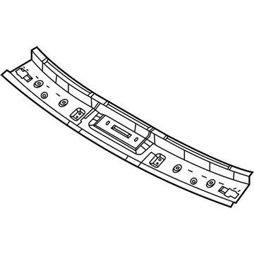 Hyundai 67123-S8000 Rail Assembly-Roof FR LWR 67123-S8000 Hyundai Rail Assembly-Roof FR LWR Illustration 1 of 1