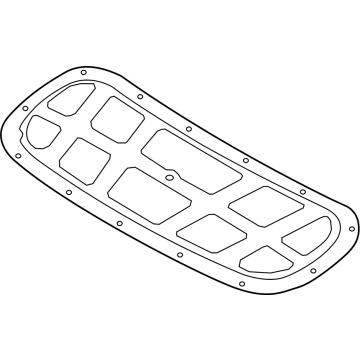 Hyundai 81125-BE000 Hood Insulating Pad 81125-BE000 Hyundai Hood Insulating Pad Illustration 1 of 1