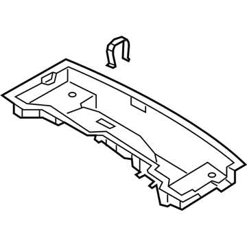 Hyundai 85750-G2500-T9Y Tray Luggage Center 85750-G2500-T9Y Hyundai Tray Luggage Center Illustration 1 of 1