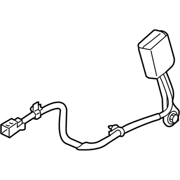 Hyundai 88830-G2500-TRY Front Seat Belt Buckle Assembly Left Hand 88830-G2500-TRY Hyundai Front Seat Belt Buckle Assembly Left Hand Illustration 1 of 1