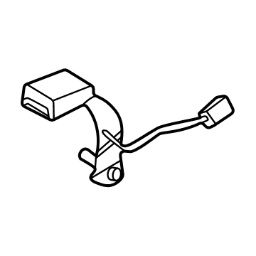 Hyundai 89833-R6000-NNB 3RD SEAT BUCKLE,LH 89833-R6000-NNB Hyundai 3RD SEAT BUCKLE,LH Illustration 1 of 1