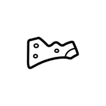 Hyundai 84728-39000 Bracket Assembly-Glove Box,RH 84728-39000 Hyundai Bracket Assembly-Glove Box,RH Illustration 1 of 1