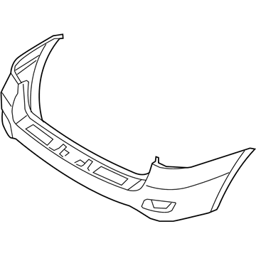 2012 Hyundai Santa Fe Bumper - 86611-0W700