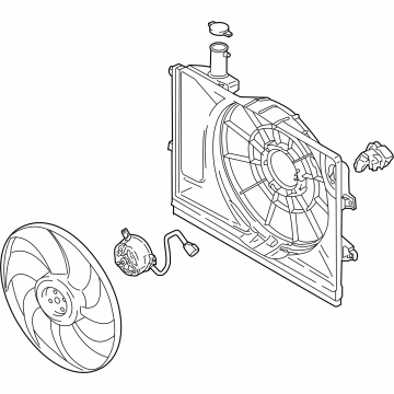 2024 Hyundai Kona Cooling Fan Assembly - 25380-BE200