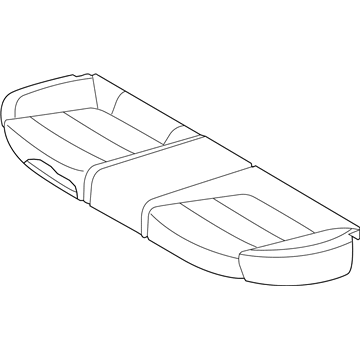2019 Hyundai Accent Seat Cushion - 89100-J0010-PJS