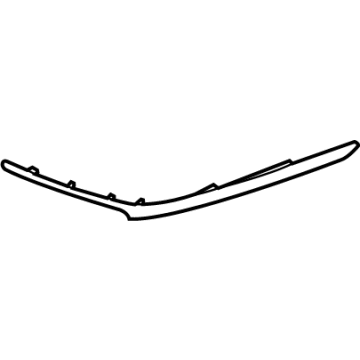 86671-D2500 Hyundai Rear Bumper Moulding Left Hand Illustration 1 of 1