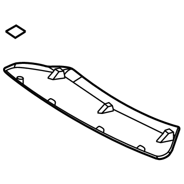 86690-D2500 Hyundai Cover Assembly-RR BPR Under Illustration 1 of 1