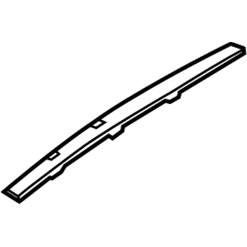 87236-2W500 Hyundai Moulding-Roof No.1,RH Illustration 1 of 1