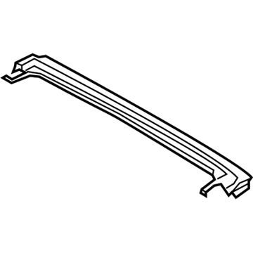 81621-3X000 Hyundai Rail Assembly-Sunroof Drip Illustration 1 of 1