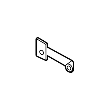 86642-L5000 Hyundai Stay-RR Bumper RH Illustration 1 of 1