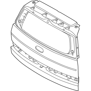 Hyundai 72800-R6000 PANEL ASSY-TAIL GATE 72800-R6000 Hyundai PANEL ASSY-TAIL GATE Illustration 1 of 1