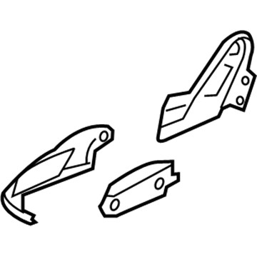 Hyundai 88270-D2000-NNB Shield Cover Assembly-Front Seat Outer 88270-D2000-NNB Hyundai Shield Cover Assembly-Front Seat Outer Illustration 1 of 1