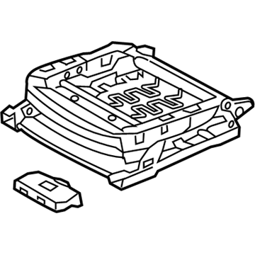 88210-D2000 Hyundai Right Hand Track Assembly Illustration 1 of 1