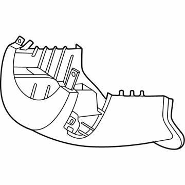 Hyundai 84852-R6000-NNB Shroud - Steering Column Lower 84852-R6000-NNB Hyundai Shroud - Steering Column Lower Illustration 1 of 1