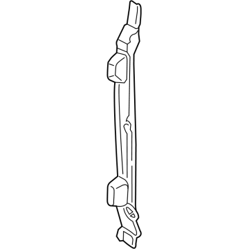 Hyundai 84116-BE000 Fender Insulator Left Hand 84116-BE000 Hyundai Fender Insulator Left Hand Illustration 1 of 1