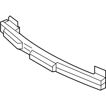 86530-3Q000 Hyundai Beam Assembly-Front Bumper Illustration 1 of 1